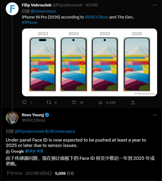 云安苹果手机维修分享:屏下Face ID有什么优势？iPhone何时会有屏下Face ID？ 