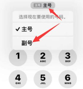 云安苹果14维修店分享iPhone 14 Pro Max使用副卡打电话的方法 