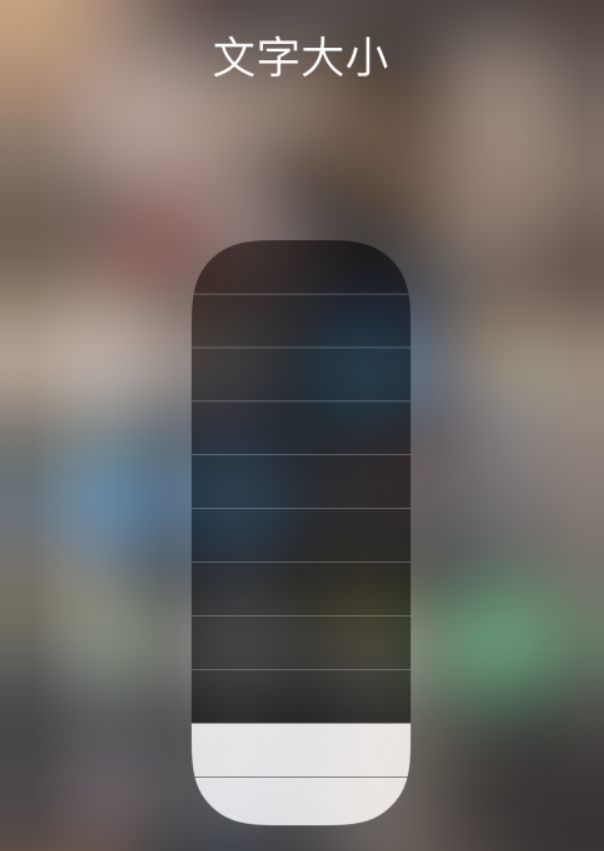 云安苹果手机维修分享小技巧：在 iPhone 控制中心快速调节字体大小 